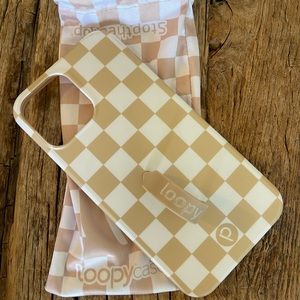 Loopy San dollar checkered iPhone Case 12 pro max